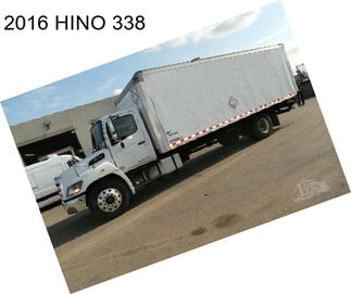 2016 HINO 338