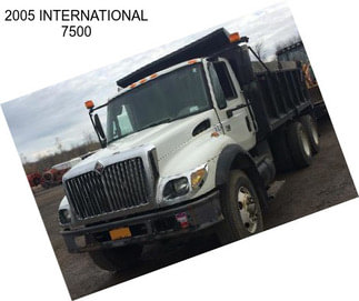 2005 INTERNATIONAL 7500