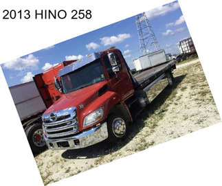 2013 HINO 258