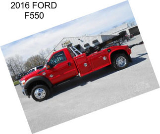 2016 FORD F550