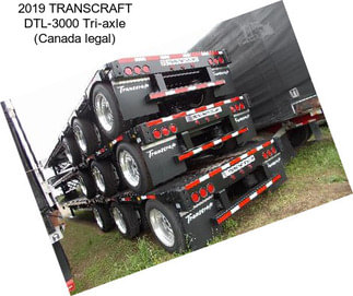 2019 TRANSCRAFT DTL-3000 Tri-axle (Canada legal)