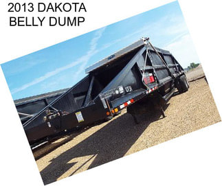 2013 DAKOTA BELLY DUMP