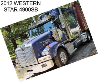 2012 WESTERN STAR 4900SB