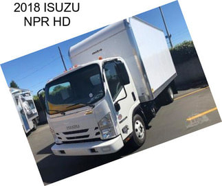 2018 ISUZU NPR HD