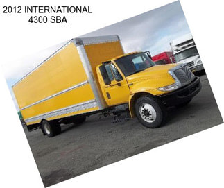 2012 INTERNATIONAL 4300 SBA