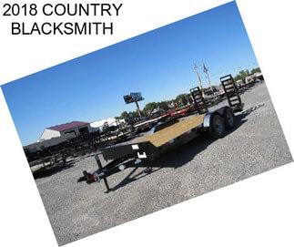 2018 COUNTRY BLACKSMITH