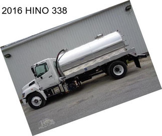 2016 HINO 338