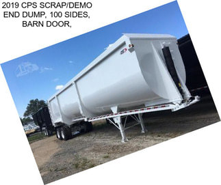 2019 CPS SCRAP/DEMO END DUMP, 100\