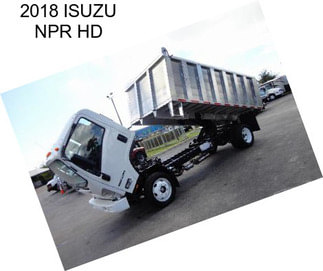 2018 ISUZU NPR HD