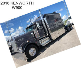 2016 KENWORTH W900