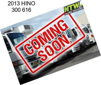 2013 HINO 300 616