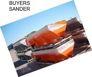 BUYERS SANDER