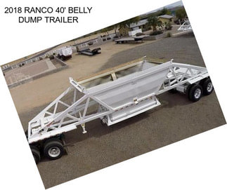 2018 RANCO 40\' BELLY DUMP TRAILER