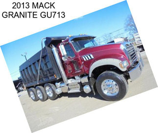 2013 MACK GRANITE GU713