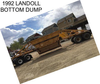 1992 LANDOLL BOTTOM DUMP