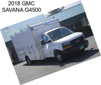 2018 GMC SAVANA G4500