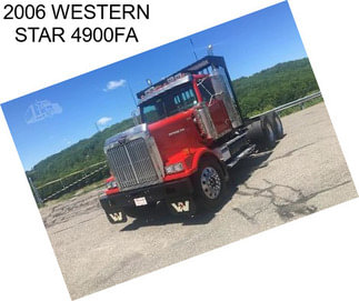 2006 WESTERN STAR 4900FA