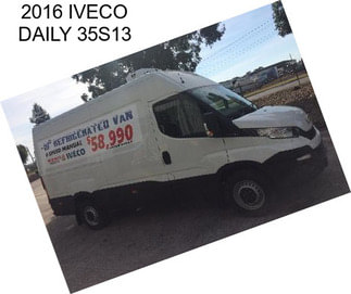 2016 IVECO DAILY 35S13