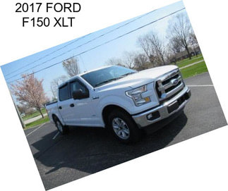 2017 FORD F150 XLT