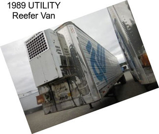 1989 UTILITY Reefer Van