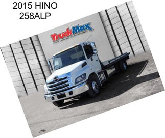 2015 HINO 258ALP