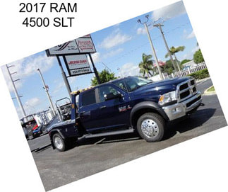 2017 RAM 4500 SLT