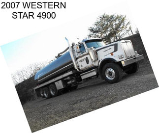 2007 WESTERN STAR 4900