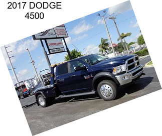 2017 DODGE 4500