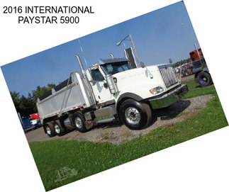 2016 INTERNATIONAL PAYSTAR 5900