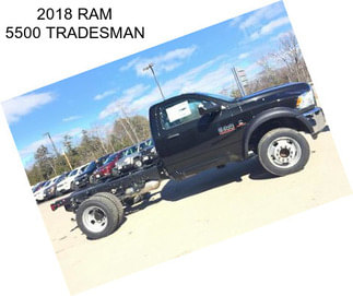 2018 RAM 5500 TRADESMAN