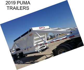 2019 PUMA TRAILERS