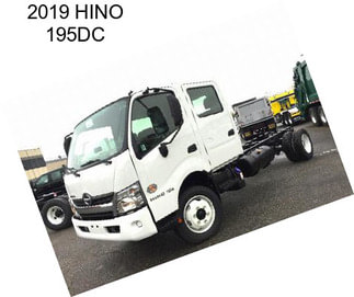 2019 HINO 195DC