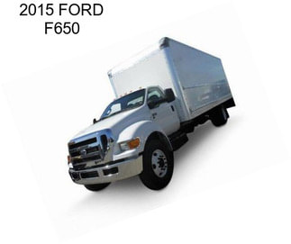 2015 FORD F650