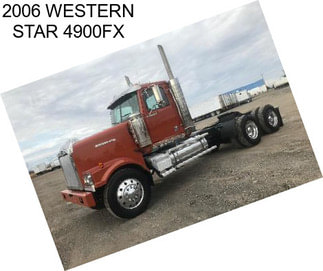 2006 WESTERN STAR 4900FX