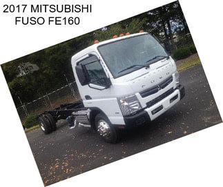 2017 MITSUBISHI FUSO FE160