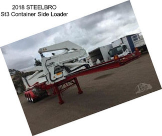 2018 STEELBRO St3 Container Side Loader