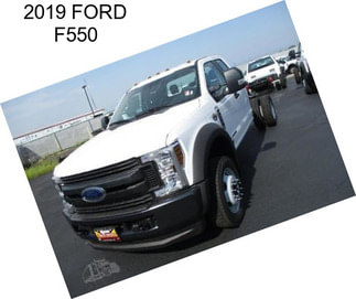 2019 FORD F550