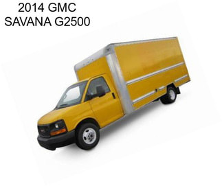 2014 GMC SAVANA G2500