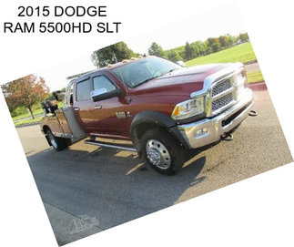 2015 DODGE RAM 5500HD SLT