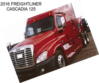 2016 FREIGHTLINER CASCADIA 125