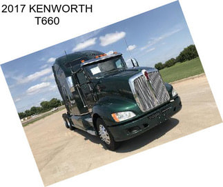 2017 KENWORTH T660