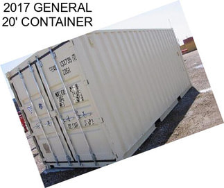 2017 GENERAL 20\' CONTAINER