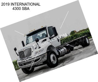 2019 INTERNATIONAL 4300 SBA