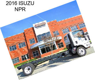 2016 ISUZU NPR