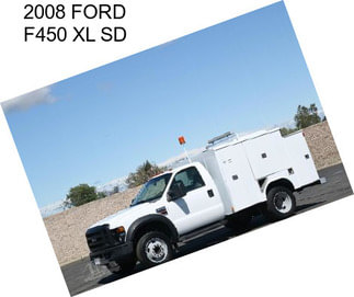 2008 FORD F450 XL SD