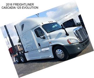 2016 FREIGHTLINER CASCADIA 125 EVOLUTION