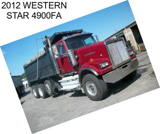 2012 WESTERN STAR 4900FA