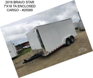 2019 BRAVO STAR 7\'X18 TA ENCLOSED CARGO - #25589