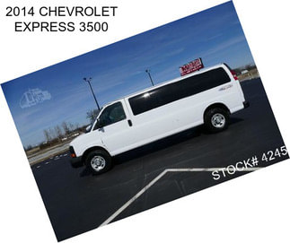 2014 CHEVROLET EXPRESS 3500