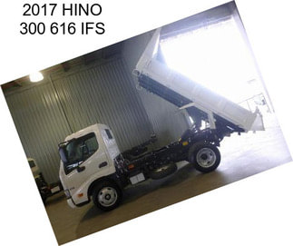 2017 HINO 300 616 IFS